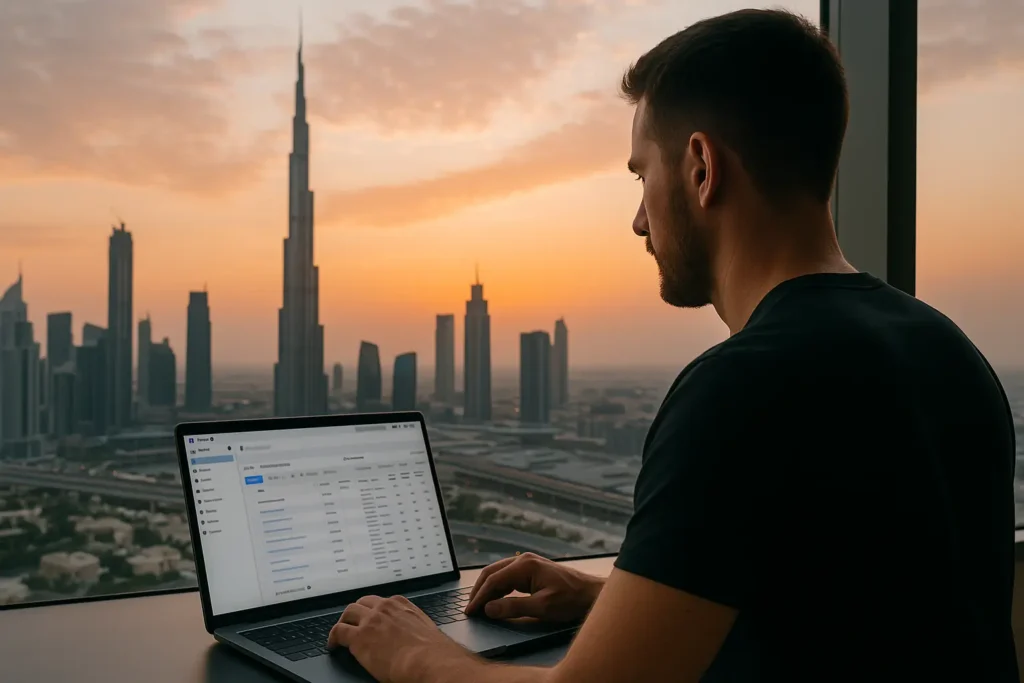offshore em Dubai para tráfego pago