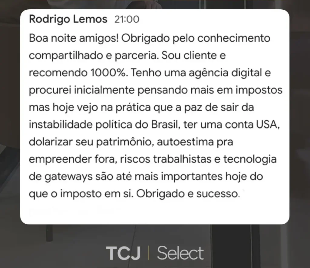 Depoimento - Cliente TelliCoJus