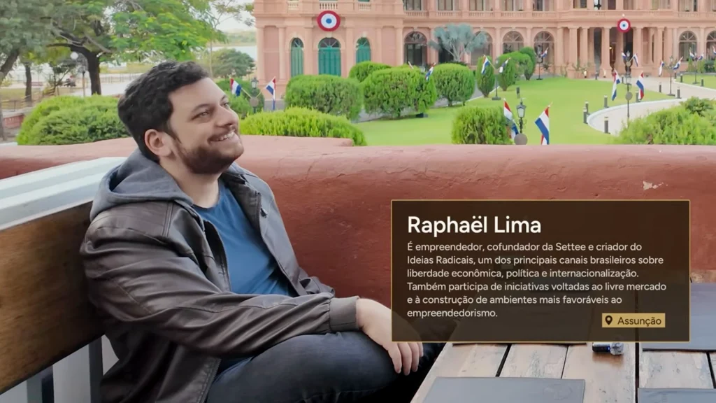 Raphaël Lima no primeiro episódio do Offshore pelo Mundo, série da TelliCoJus